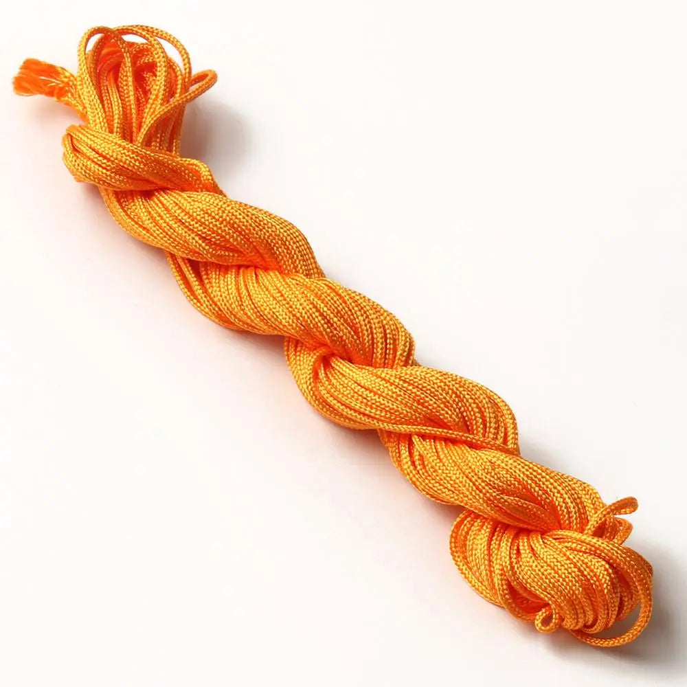 Nylon Macrame Cord – 1/1.5mm, 22m (72 ft) | 15 Colors