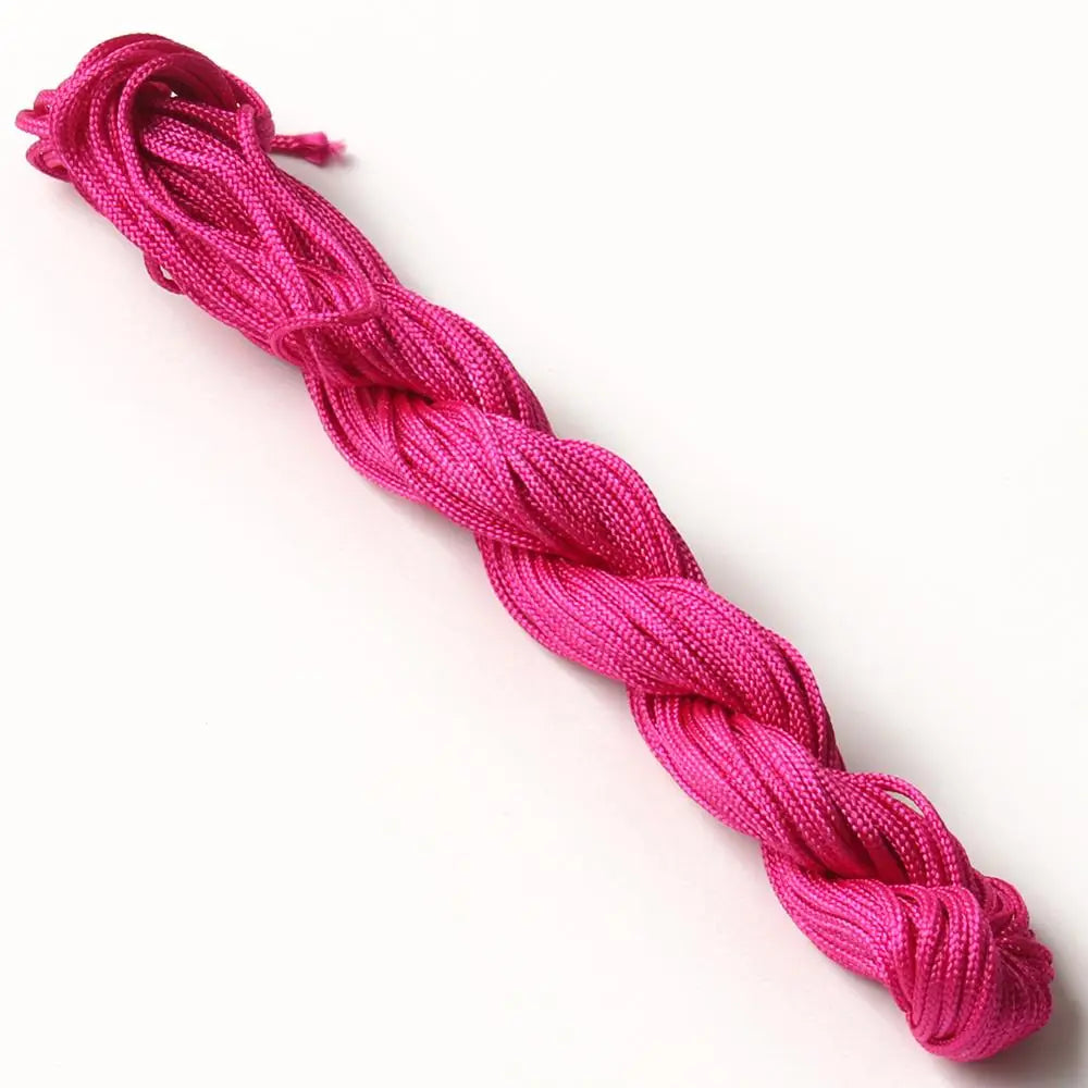 Nylon Macrame Cord – 1/1.5mm, 22m (72 ft) | 15 Colors