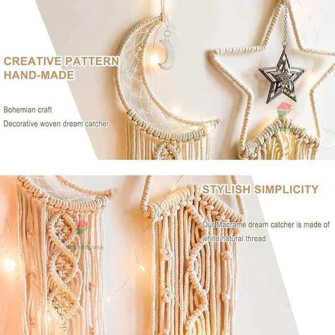 Boho Floral Hoop Wall Decor – Handmade Jute Wall Hanging