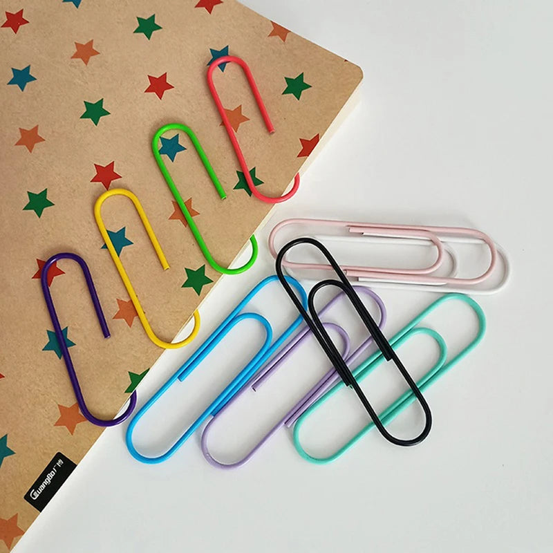 10Pcs Giant Paper Clips – 100mm (3.94 in)