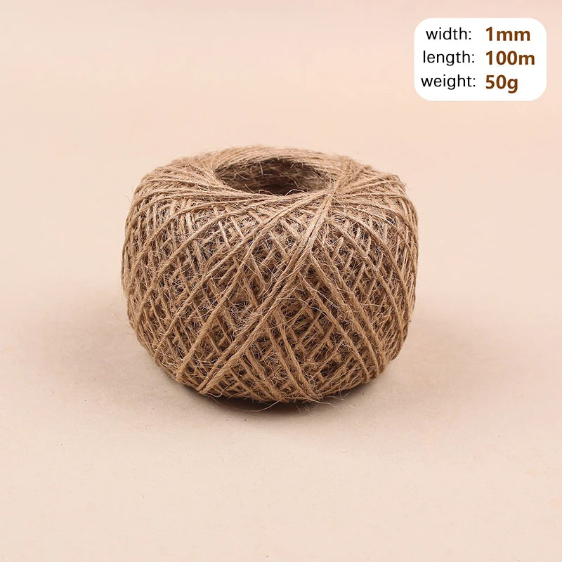 Natural Jute Rope for Crafts & Home Decor