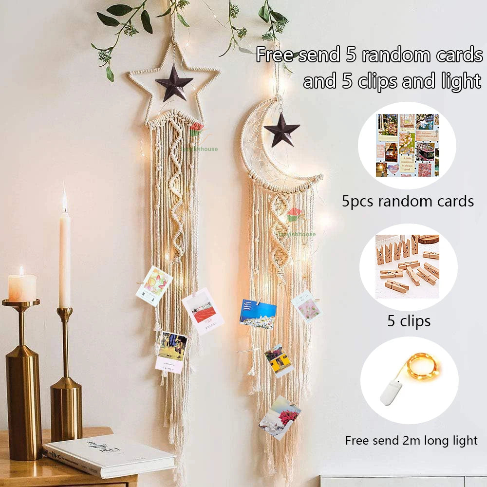 Boho Floral Hoop Wall Decor – Handmade Jute Wall Hanging