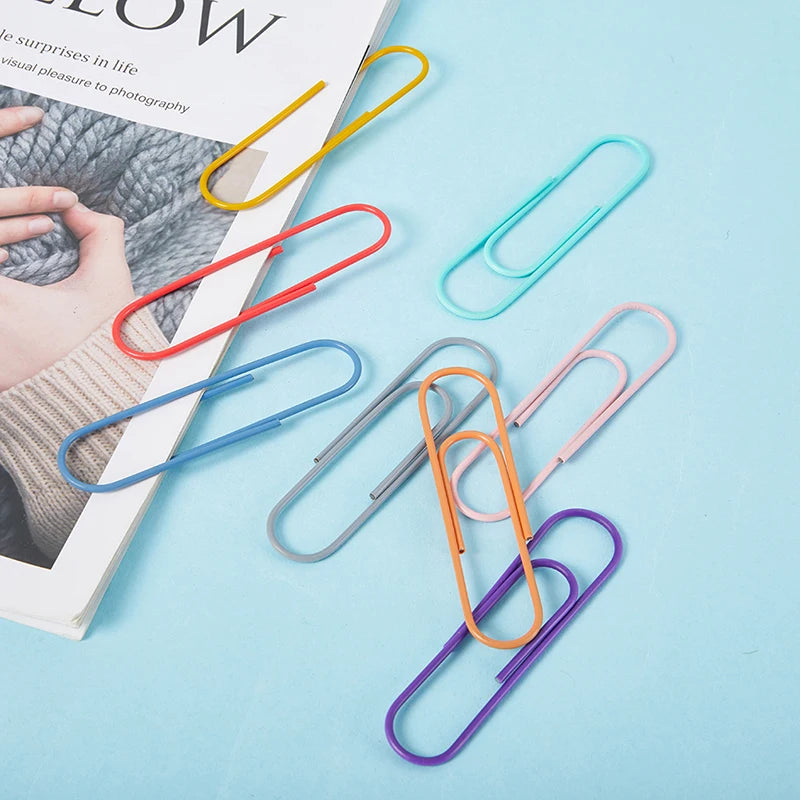 10Pcs Giant Paper Clips – 100mm (3.94 in)