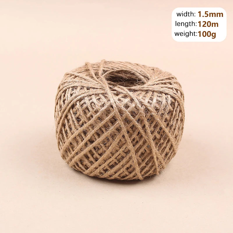 Natural Jute Rope for Crafts & Home Decor